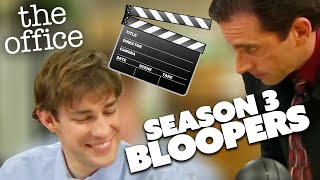 Season 3 BLOOPERS  The Office US  Comedy Bites [upl. by Rudd]