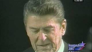 CSPAN President Reagan 1981 Inaugural Address [upl. by Alesiram]