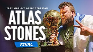 Atlas Stones  2022 Worlds Strongest Man FINAL [upl. by Aliekahs]