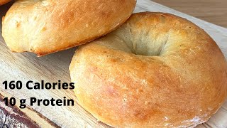 Low Calorie High Protein Greek Yogurt Bagels Recipe [upl. by Sirk]