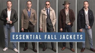 5 Essential Jackets For Your Fall Wardrobe  Trench Bomber Suede Jacket  Fall Outfit Ideas [upl. by Riccardo873]