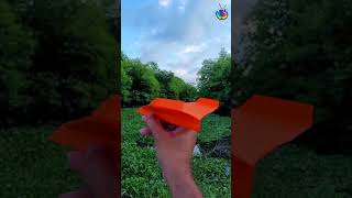 Returnable Paper Airplane Boomerang Plane Paper Plane that Comes Back [upl. by Finlay]