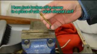 How to Remove a Broken Screw [upl. by Suolevram]