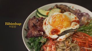 EASY BIBIMBAP RECIPE  FILIPINO STYLE 비빔밥 ASMR [upl. by Eedebez915]