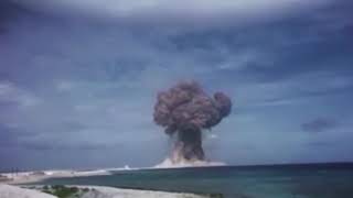 Historical Nuclear Bomb Explosion Footage With Realistic Sound [upl. by Eanwahs]