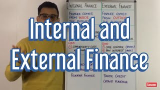 Internal Finance and External Finance [upl. by Jacobba421]