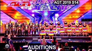 Ndlovu Youth Choir from Africa “My African Dream” UPLIFTING  Americas Got Talent 2019 Audition [upl. by Naugan]