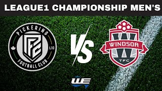 Windsor FC Soccer VS Pickering FC [upl. by Gnouhp211]