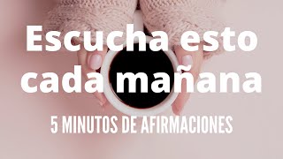 5 minutos de afirmaciones para tener un buen día  Med Soul [upl. by Larentia878]