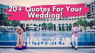 Wedding Quotes  Best Marriage Quotes  WedMeGood [upl. by Gelhar725]