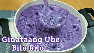 CREAMY GINATAANG UBE BILO BILO  Quick and easy dessert recipe [upl. by Farrington340]