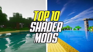 Top 10 Minecraft Shaders Best Optifine Shader Packs [upl. by Gnolb853]