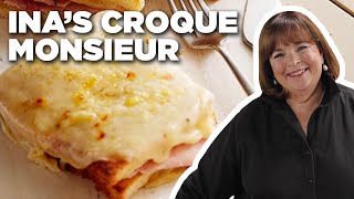 Ina Gartens Croque Monsieur  Barefoot Contessa  Food Network [upl. by Chaudoin]