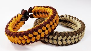 Paracord Tutorial How To Tie The quotSanctifiedquot Paracord Survival Bracelet [upl. by Ellatnahc]