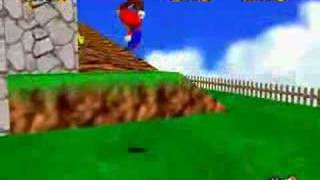 Super Mario 64 Walkthrough Fall Onto The Caged Island [upl. by Suidualc]