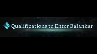 Lost Ark Qualifications to Enter Balankar [upl. by Newcomer]