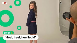 Joeke is 8 jaar en nu al een succesvol model [upl. by Kary860]