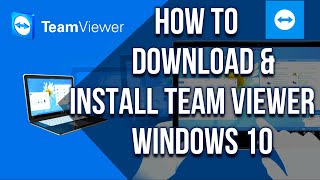 How To Download And Install TeamViewer On Windows 10 PCLaptop [upl. by Robbins283]