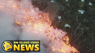 Leilani Lava Flows 2018 Kilauea Eruption Drone Archive Released  13 Feb 19 2021 [upl. by Ahsitel309]