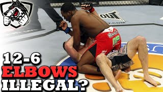 Jon Jones Only Loss Why 126 Elbows are Illegal in MMA [upl. by Juster999]