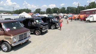 VAN SHOW At the 47th Van Nationals 2019 Greenfield Massachusetts A Walk through the Van Show [upl. by Ciredor]