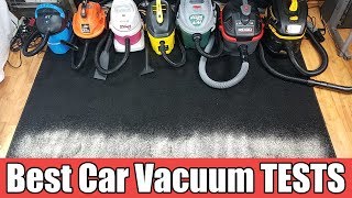 Best Vacuum For Car Detailing  TESTED Ridgid vs Shop Vac vs Armor All vs Vacmaster [upl. by Barbarese]