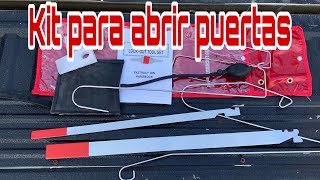 Kit para abrir la puerta de tu auto por si se te quedan las llaves adentro [upl. by Esinrahs601]