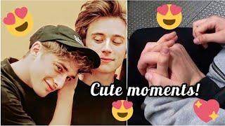 Maxence amp Axel cute moments 😘 elu axelauriant maxencedanetfauvel skamfr skam [upl. by Sidoney]