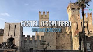 Scaligero Castle Sirmione  Garda Lake Brescia  Discover Italy [upl. by Yelrac237]