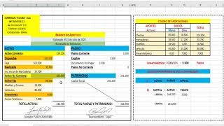 BALANCE DE APERTURA Balance Inicial  Contabilidad [upl. by Selinski]
