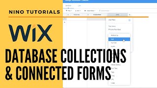 Wix Database Collections amp Connected Forms  Wix For Beginners  Wix Tutorial [upl. by Colinson314]