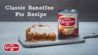 Classic Banoffee Pie Recipe [upl. by Eniamerej217]