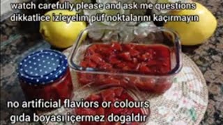 YemekAyva Reçeli Quince Jam [upl. by Oregolac227]