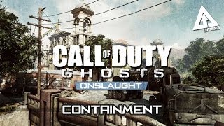 CoD Ghosts Onslaught Maps  Containment Multiplayer Gameplay Maverick DLC Gun Gameplay [upl. by Marko]