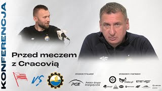 KONFERENCJA PRASOWA  Przed meczem z Cracovią [upl. by Nemhauser]