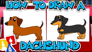 How To Draw A Dachshund [upl. by Gunilla]