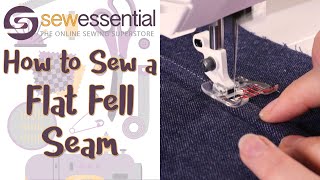 How to Sew a Flat Fell Seam [upl. by Assirac458]