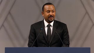 Nobel Lecture Abiy Ahmed Ali Nobel Peace Prize 2019 [upl. by Richman]