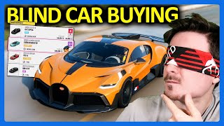 Forza Horizon 5  Blindfolded Supercar Buying Challenge [upl. by Maryellen796]