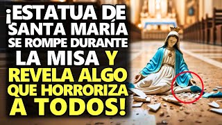 ¡Estatua De Santa María Se Rompe Durante La Misa Y Revela Algo Que Horroriza A Todos [upl. by Ragas]