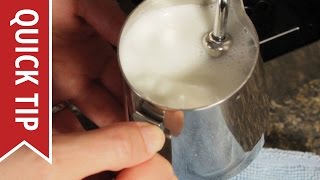 How to AutoFroth Milk for Lattes [upl. by Aynatal]