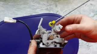 Car part 30  Trunk lock mechanism [upl. by Fennessy843]