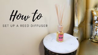 How to Set Up a Reed Diffuser [upl. by Cirdes]