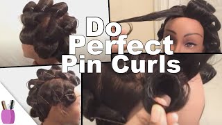 How To Do Perfect quotPin Curlsquot [upl. by Agnes]