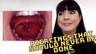 Piercer Explains Why These Piercings Shouldnt Exist [upl. by Pillow]