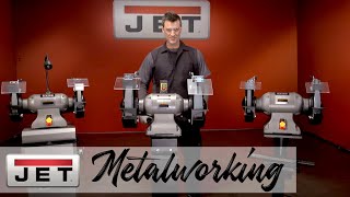 JET Metalworking Bench Grinders Demo [upl. by Mcgee]