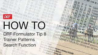 How To  DRF Formulator Tip 8  Trainer Patterns  Search Function [upl. by Claribel]