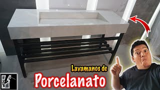 🧼Lavamanos de PORCELANATO artesanal ¿Cómo se hace  Los Bestauradores [upl. by Wolram635]