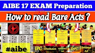 AIBE Exam  Which Bare Acts to Carry [upl. by Aicenek338]