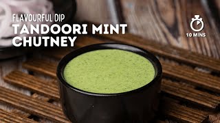 Tandoori Mint Chutney  Mint Dip for Tandoori Chicken  Mint Chutney  Cookd [upl. by Carroll]